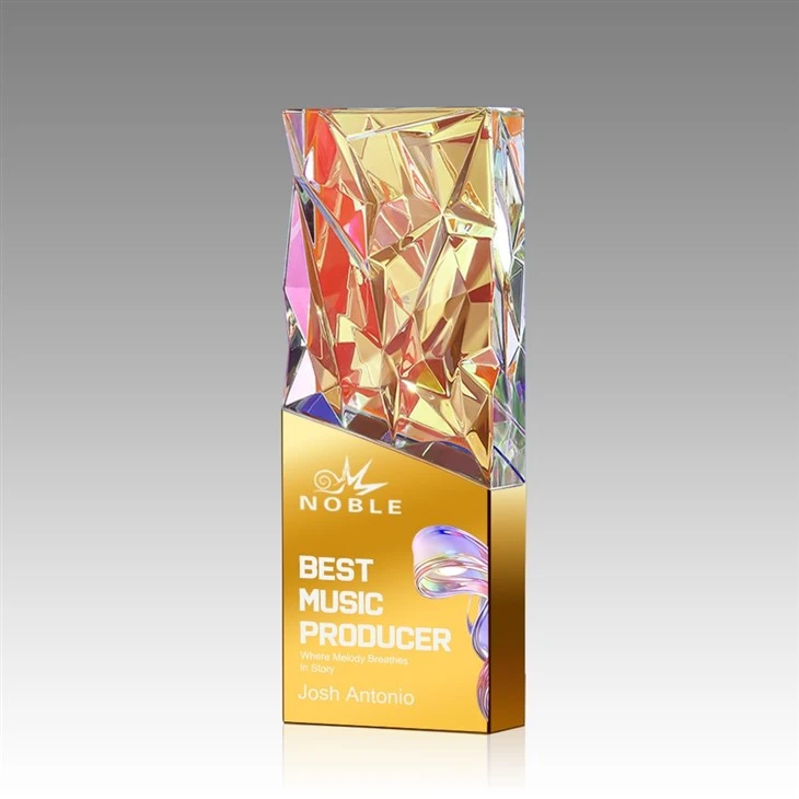 Modern Vertical Crystal Award factory
