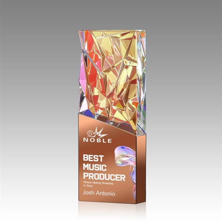Modern Vertical Crystal Award best