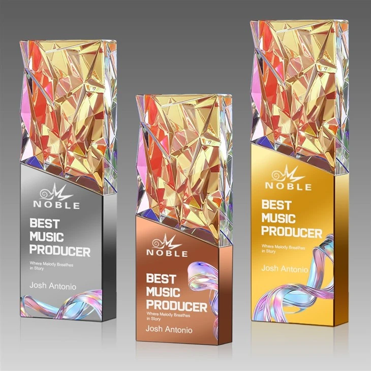 Modern Vertical Crystal Award price